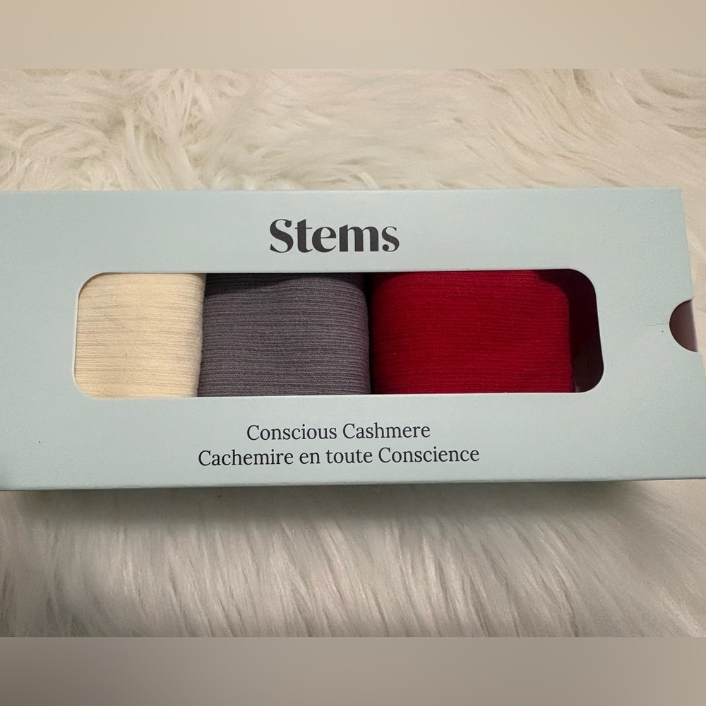 NWT Stem’s Conscious Cashmere Sock Trio